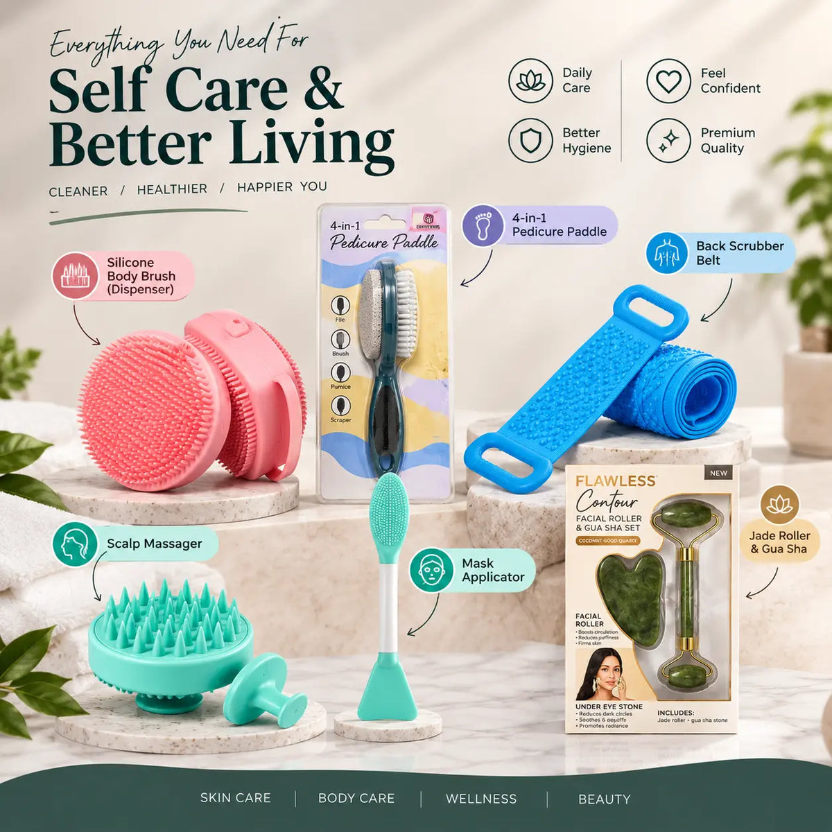 6-in-1 Complete Self-Care Bundle
